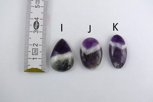 Cabochons en améthyste, pierres précieuses de quartz, formes variées (rond, marquise, ovale, goutte), tailles et formes assorties, lot en vrac - Product Image 4
