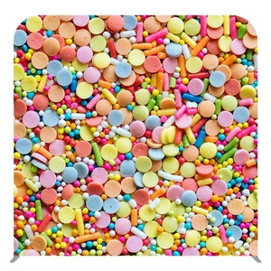 Impresión colorida personalizada, fotomatón, almohada, fotografía, tela de tensión, pantalla de fondo, 8 pies x 8 pies - Product Image 1
