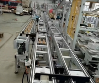 Transportador de Paletas Modular Personalizado de China, Precio de Fábrica, Transportador de Paletas para Mercancías Pesadas, Sistema de Transporte Industrial