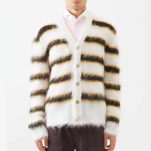 Pull tendance personnalisé en jacquard noir, chemises en mohair personnalisées, pull en maille pour homme, tricot personnalisé - Product Image 5