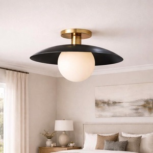 Juego de Lámparas Colgantes de Techo de Metal con Doble Cúpula para Isla de Cocina e Interiores Contemporáneos, Proveedor de Diseño, Exportador de Metal - Product Image 1