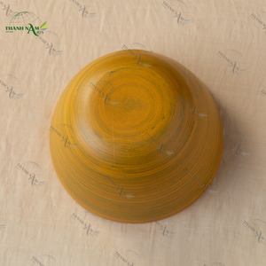 ชามสลัดไม้ไผ่แบบใช้แล้วทิ้งผลิตภัณฑ์จากไม้ธรรมชาติจากเวียดนามเป็นมิตรต่อสิ่งแวดล้อมหรูหราสำหรับเสิร์ฟอาหารและผลไม้ - Product Image 3