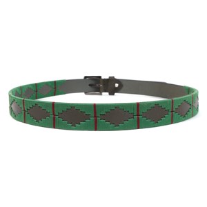 Country <b>Leather</b> Polo Belt Case & <b>Bags</b> Genuine <b>Leather</b> Waist Belt Wholesale Hand <b>Woven</b> Country Polo Belt LBP-0054 - Product Image 3