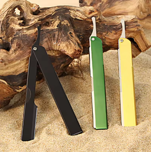 Wholesale Supplier for Barber Straight Edge Razor custom Color| Smooth Shave Manual Folding Shaving Razors for <b>Men</b> - Product Image 3