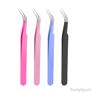 Wholesale False Eyelash Clips for Strip <b>Lashes</b> Custom Logo <b>Cluster</b> <b>Lash</b> Tweezers Private Label <b>Lash</b> Applicator Tools - Product Image 2