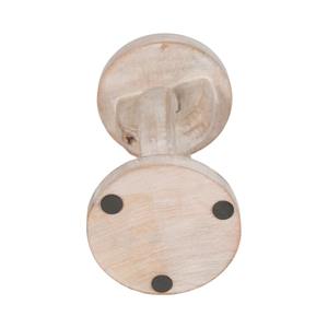 Candelabro Moderno de Cadena para Decoración de Mesa, Portavelas de Madera Informal para Comedor o Decoración del Hogar, Blanco - Product Image 6