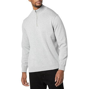Sudadera de lujo personalizada para hombre con cremallera de un cuarto, venta al por mayor, sudaderas de marca para minoristas de EE. UU. - Product Image 5