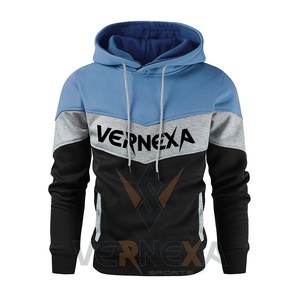 Pull-over à capuche unisexe surdimensionné à motif uni Logo personnalisé Saison d'hiver Polyester Coton Polaire Lourd Vente en gros - Product Image 4