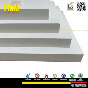 10mm Thick White WPC PVC Foam Board <b>Sheet</b> 0.6 G/cm3 Density Lead-Free Celuka Bathroom Suitable Boards <b>Waterproofing</b> <b>Materials</b> - Product Image 1