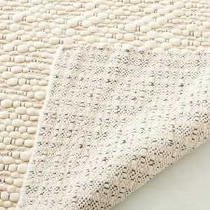 Handmade Wool Braided Loop <b>Rug</b> | Chunky Thick Wool Area <b>Rug</b> | Custom <b>Boho</b> Natural Carpet for Living Room - Product Image 6