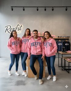 Rex Fit Sports <b>Thick</b> <b>Fleece</b> Hoodie New Style Winter Warm Custom Logo Sports Hoodie OEM Services Zipper Hoodie For Men - Product Image 3