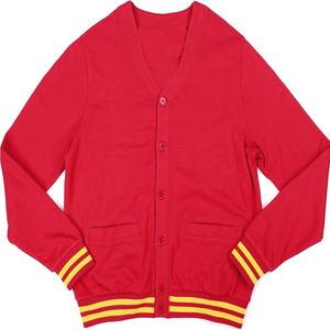 Pull cardigan tricoté à manches longues College University - Product Image 1