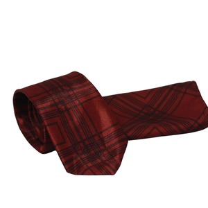 Cravate en polyester à motif écossais pour homme, collection 2026, idéale pour cadeau promotionnel d'affaires - Product Image 1