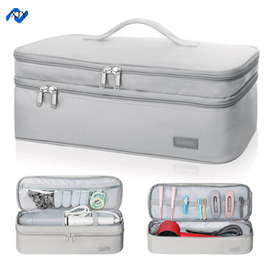 Sac de rangement portable double couche pour sèche-<span class=keywords><strong>cheveux</strong></span> et accessoires, étui de transport pour brosse sèche-<span class=keywords><strong>cheveux</strong></span>, volumateur, styler - Product Image 2