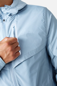 Ensemble de survêtement pour homme : coupe-vent léger à capuche et short, avec sweat à capuche entièrement zippé – Idéal pour les activités sportives en extérieur - Product Image 5