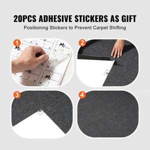 Piastrelle per Moquette Morbide e Imbottite 20"x 20" Riutilizzabili, Facile Installazione Fai-da-Te con Imbottitura Integrata per Camera da Letto - Product Image 3
