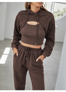 Custom Manufacturer designs solid two piece set hooded jacket <b>pants</b> with Global Supply reach and Factory Direct pricing. - Product Image 6