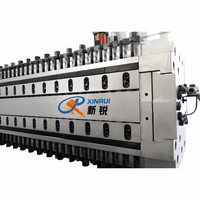 Ligne de production de machines d'extrusion de coffrage en plastique PP à vis simple avec PLC, pompe, roulement, moteur et engrenage