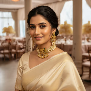 Impresionante collar choker con diseño de elefante en acabado mate, joyería india tradicional con aspecto antiguo, ideal para ocasiones especiales. - Product Image 4