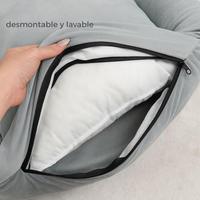 Cama Extra Grande para Perro, Rectangular, de Terciopelo Sólido, Lujosa, Suave y Cálida, Desmontable, Tipo Sofá, para Todas las Estaciones