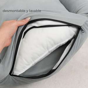 Cama Extra Grande para Perro de Terciopelo de 95x130x20 cm, Sofá Desmontable Suave y Cálido para Mascotas - Product Image 3