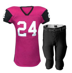 Ensemble d'uniformes de football américain SANGLASPORTS d'origine, respirant, à manches courtes, grandes tailles, tailles personnalisables, 100% - Product Image 2