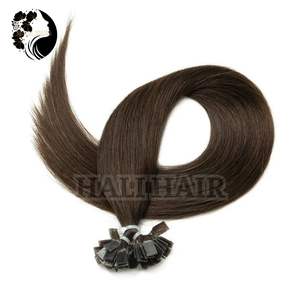 Premium 100g cuerpo teñido onda Super Single vietnamita Remy extensiones de cabello Hali doble dibujado queratina infundida punta plana - Product Image 6