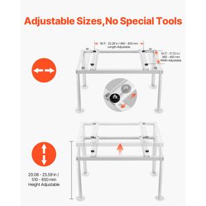 Condizionatore d'Aria Mini Split Senza Condotti con Pompa di Calore Heav 9000 36000 BTU, Supporto da Terra Regolabile con Supporti e Piedini Anti-Vibrazione - Product Image 4