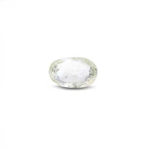 Premium 3 Carat Oval Cut Yellow Sapphire Loose Gemstone for Fine Jewelry - Product Image 2
