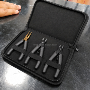 Professional Permanent Jewelry Making <b>Pliers</b> <b>Set</b> Needle Nose <b>Pliers</b> Flush Cutter for Jewelry Making - Product Image 1