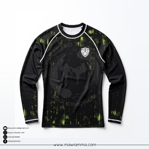 Mawra Premium – T-shirt de compression unisexe à manches courtes imprimé par sublimation, idéal pour le sport, la gym, le fitness et le streetwear - Product Image 3