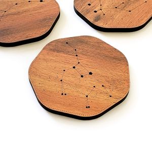 Sous-verres et sets de table en bois écologiques de haute qualité, réutilisables, pour bars, hôtels, restaurants, tables à manger, cadeaux promotionnels parfaits - Product Image 5