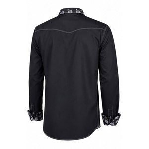Chemise de travail en coton FR personnalisée, traitée Proban, résistante aux flammes, manches longues, uniforme industriel OEM ODM - Product Image 3