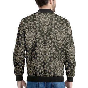 OEM Custom Full Print Sublimation Winter Warm <b>Men's</b> Puffer <b>Jacket</b> Reversible Double-Sided Thickened Bomber <b>Jacket</b> for <b>Men</b> - Product Image 3