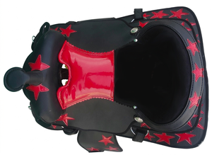 Western Barrel Synthetic Light <b>Weight</b> Horse Saddle Best For Comfortable Horse Ridding Equestrian Equine Products - Product Image 2