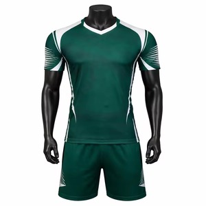 Tenue d'entraînement d'équipe, uniforme de volley-ball, ensemble deux pièces, maillot et short sublimés, respirant, séchage rapide, vêtements de sport athlétiques - Product Image 1