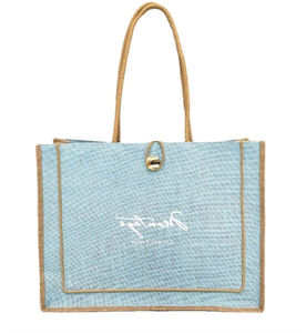 Sustainable Jute Beach <b>Bag</b> with Waterproof Laminated Lining Ideal for Beach Picnic Travel and Grocery Shopping - Product Image 6