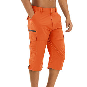 Shorts cargo pour hommes très demandés, couleur personnalisable, coutures renforcées, vêtements d'entraînement fitness, service OEM. - Product Image 3