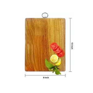 Tabla de cortar redonda de mármol con detalles de madera y asa para uso en la cocina, tabla de cortar carne y ensaladas hecha a mano, en oferta. - Product Image 2