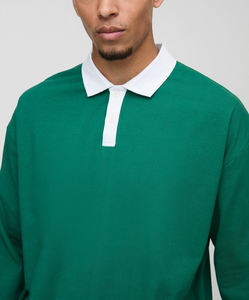 Camisetas Polo para Hombre Hechas en Fábrica a Precio Económico, Modernas, de Secado Rápido, Cuello Camisero, Color Verde Liso de Alta Calidad - Product Image 6