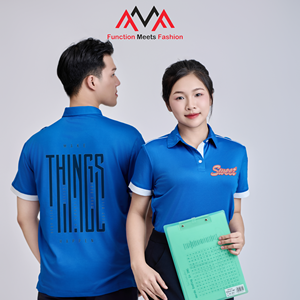 เสื้อเชิ้ตผู้ชาย FMF น้ำหนักเบา ติดกระดุม แบบลำลอง ผ้าถักปิเก้ แห้งเร็ว ดีไซน์ยืดได้ 4 ทิศทาง - Product Image 1