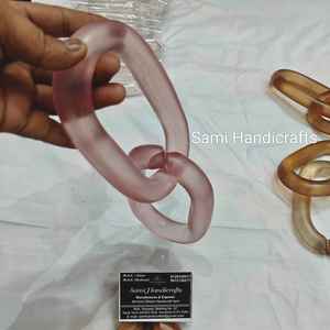 Cadenas de resina personalizables de gran tamaño y colores claros, disponibles en varios colores. - Product Image 2