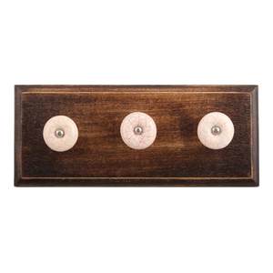 ขายส่งเซรามิกยอดนิยมตะขอแขวนผนังไม้Heavy Dutyแขวนรอบสีชมพูติดผนังตะขอและไม้แขวนเสื้อWHK-1324 - Product Image 1