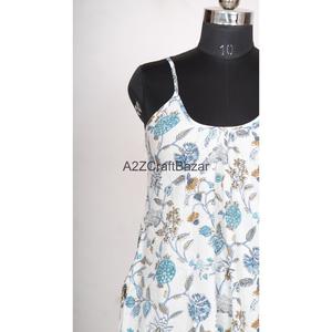 Robe moulante mi-longue pour femme, magnifique, écologique, tricotée, 100% coton pur, à motifs floraux, imprimée numériquement, style moderne vintage - Product Image 3