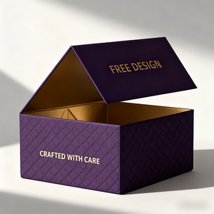 Custom Logo Luxury <b>Foldable</b> Magnetic Gift <b>Box</b> Rigid Cardboard Packaging <b>Box</b> - Product Image 4