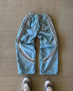 Survêtements personnalisés légers à capuche zippée et pantalons de survêtement en nylon, coupe-vent, imperméables en polyester - Product Image 4