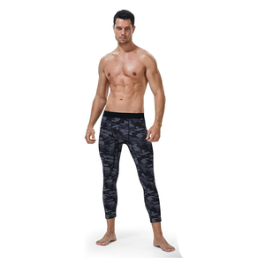 <b>Men's</b> Camouflage <b>Compression</b> Pants Elastic Waist Spandex Polyester <b>Compression</b> Pants Sports Leggings Gym <b>Tights</b> - Product Image 1