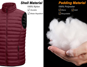 Chaleco Acolchado para Hombre, Ligero, Cálido, para Actividades al Aire Libre, sin Mangas, para Golf, Senderismo, Viajes Casuales - Product Image 6