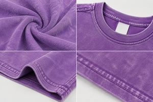 Camiseta de Hombre Oversize de Algodón 100% con Cuello Redondo y Manga Corta, Lavado Mineral Vintage, Diseño Liso Frontal, Ecológica y Transpirable - Product Image 4