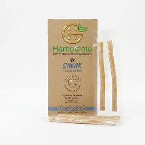 Bâtonnets de Siwak Miswak, lot de 12, bâtonnets naturels pour le nettoyage des dents avec des bienfaits aux herbes pour une haleine fraîche, des dents saines et un confort optimal - Product Image 4